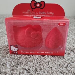 Hello Kitty Red Silicone Case and Beauty Blender